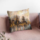Blushing Forest Ii Throw Pillow By Silvia Vassileva