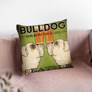 Bulldog Brewing Seattle Throw Pillow By Ryan Fowler