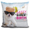 Boo Sassy Since Birth Throw Pillow