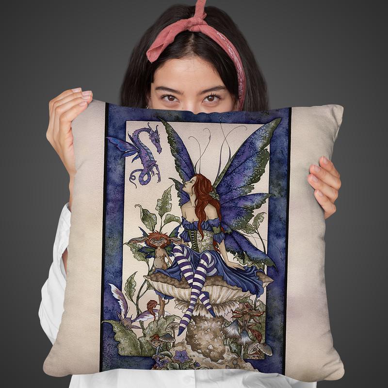 Bottom Of The Garden Throw Pillow By Tate Licensing