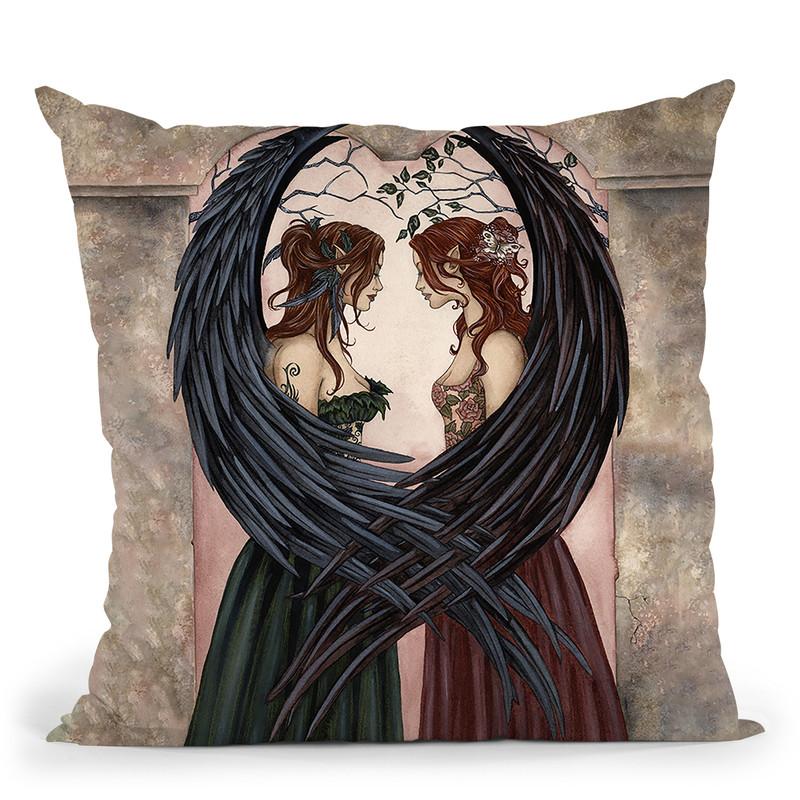 Sisters Throw Pillow By Tate Licensing