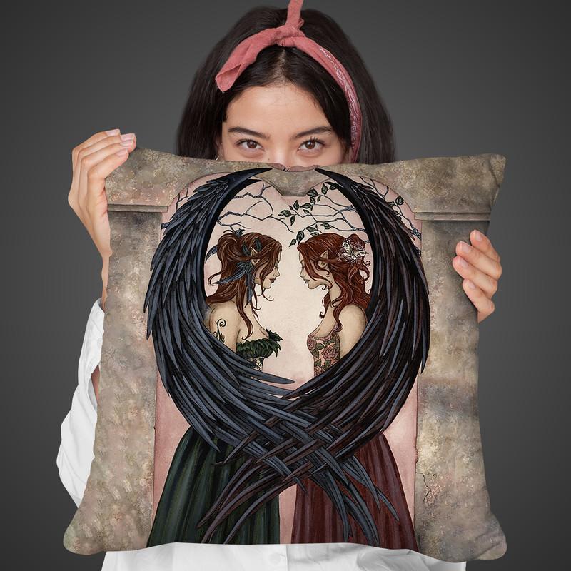 Sisters Throw Pillow By Tate Licensing