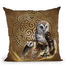 Celtic Owl Throw Pillow By Tate Licensing