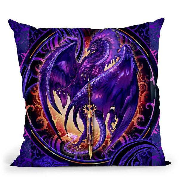 Dragonblade Netherblade Throw Pillow By Tate Licensing