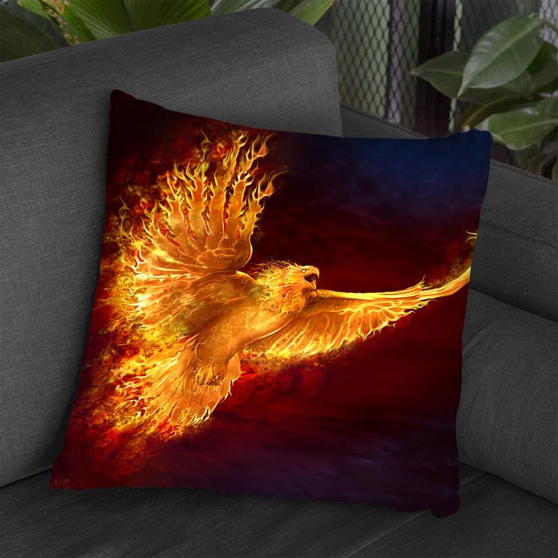 Phoenix Rising Throw Pillow By Tate Licensing