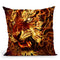 Fire Tiger Throw Pillow By Tate Licensing