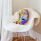 Bart High Shaped Throw Pillow by Technodrome1 - by all about vibe