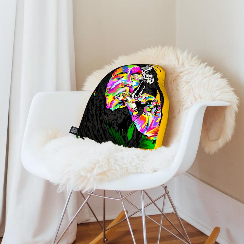 Marley Drome Shaped Throw Pillow by Technodrome1 - by all about vibe