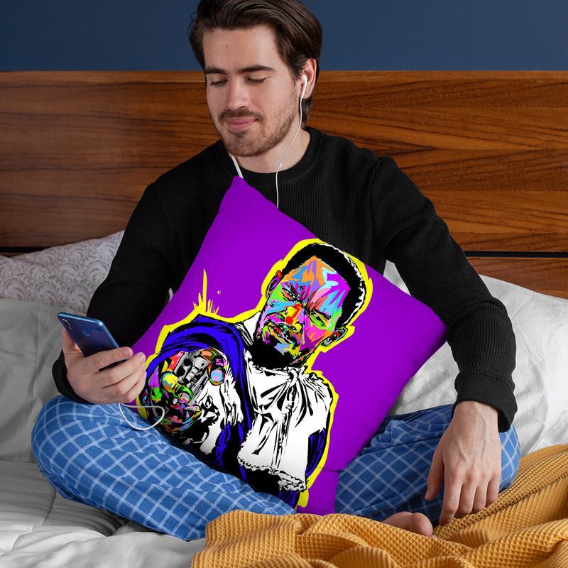 Django Throw Pillow By  Technodrome1