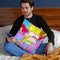 Krusty Throw Pillow By  Technodrome1