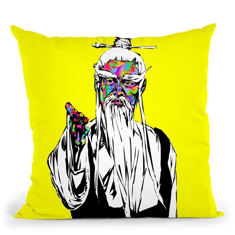 Pai Mei Throw Pillow By  Technodrome1