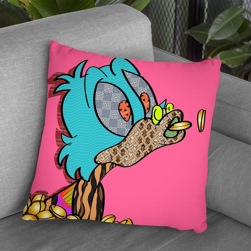 Scrooge Throw Pillow By  Technodrome1