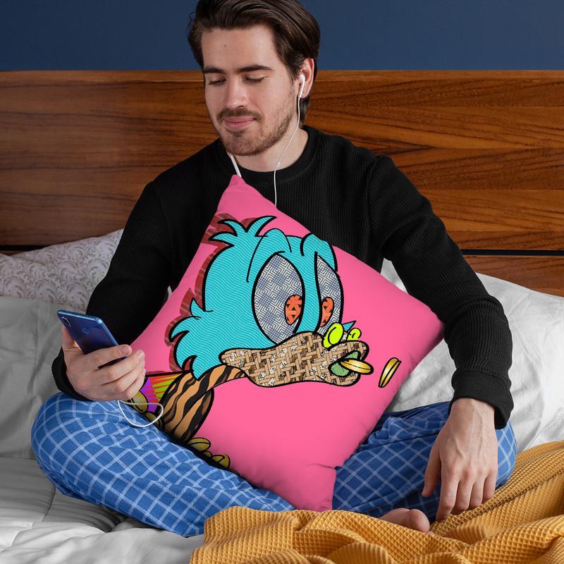 Scrooge Throw Pillow By  Technodrome1