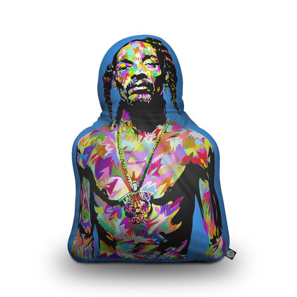 Snoop Shaped Throw Pillow by Technodrome1 - by all about vibe