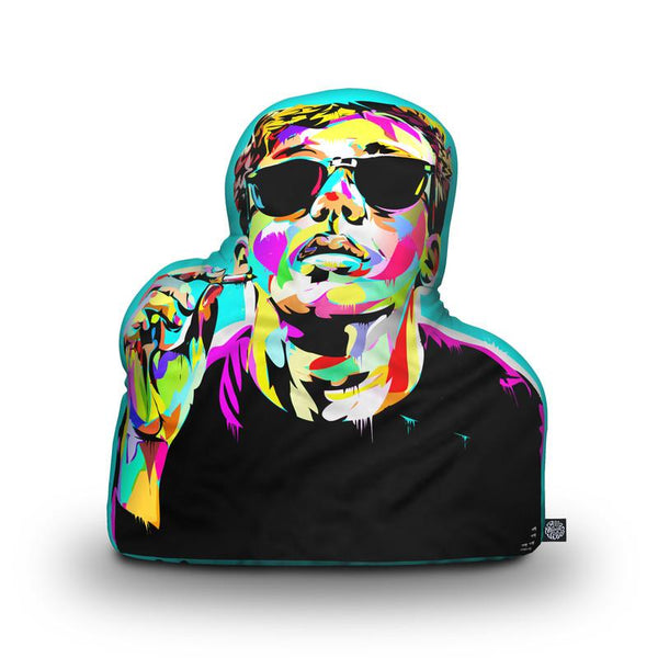 Break Fast Club Shaped Throw Pillow by Technodrome1 - by all about vibe