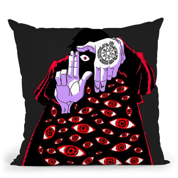 Alucard Releasing Control Throw Pillow By  Technodrome1