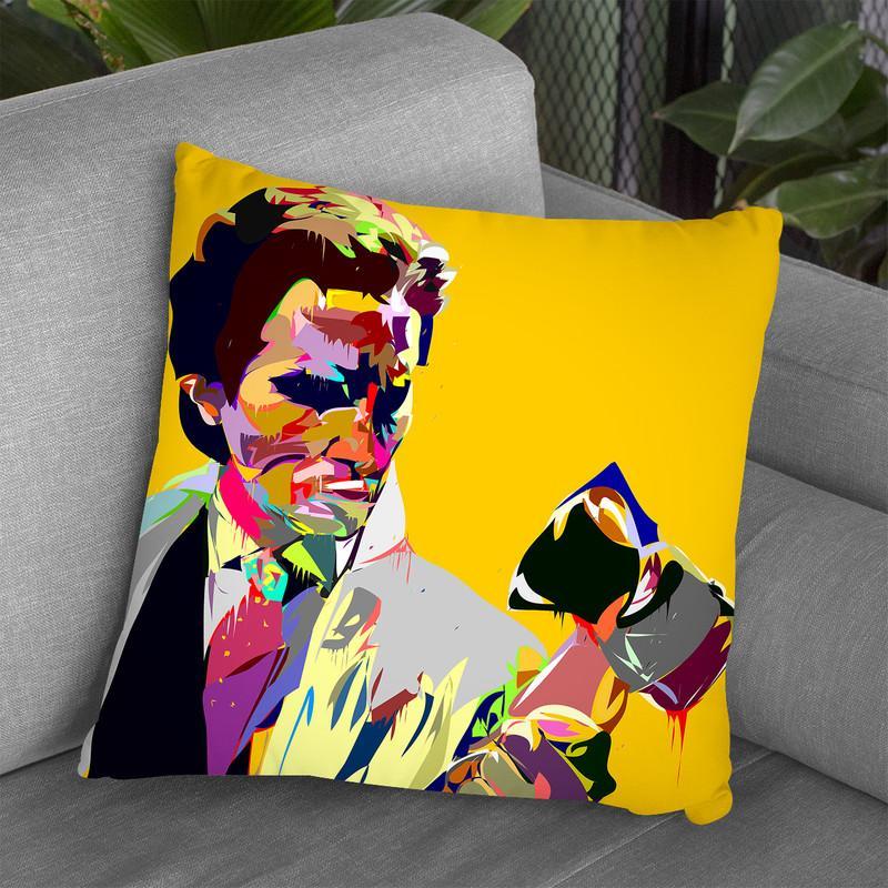 Americansyco Throw Pillow By  Technodrome1