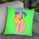 Bulma Throw Pillow By  Technodrome1
