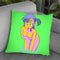 Bulma Throw Pillow By  Technodrome1