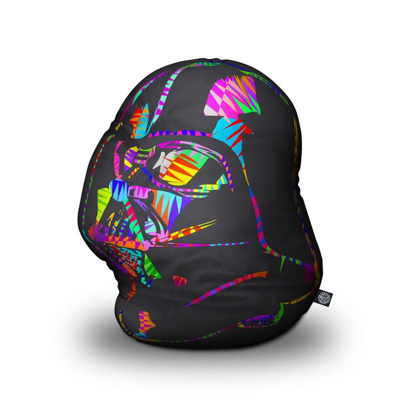 Darth Vader Drome Shaped Throw Pillow by Technodrome1 - by all about vibe
