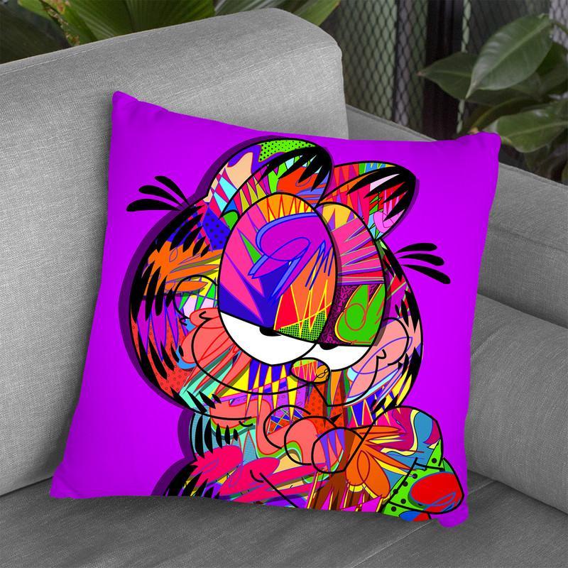 Garfield Throw Pillow By  Technodrome1