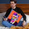 John F Throw Pillow By  Technodrome1