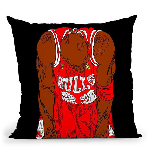 Jordan Flu Throw Pillow By  Technodrome1