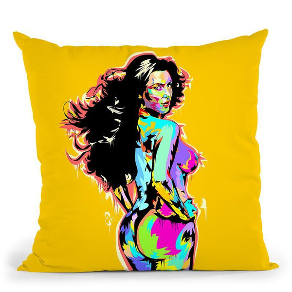 Kardashianass Throw Pillow By  Technodrome1