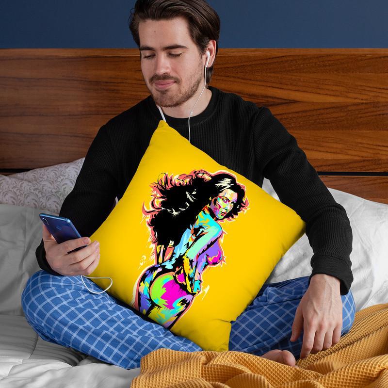 Kardashianass Throw Pillow By  Technodrome1
