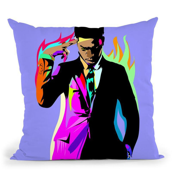 Kid Cudi Throw Pillow By  Technodrome1