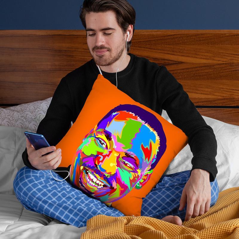 Martin Luther Kingjr Throw Pillow By  Technodrome1