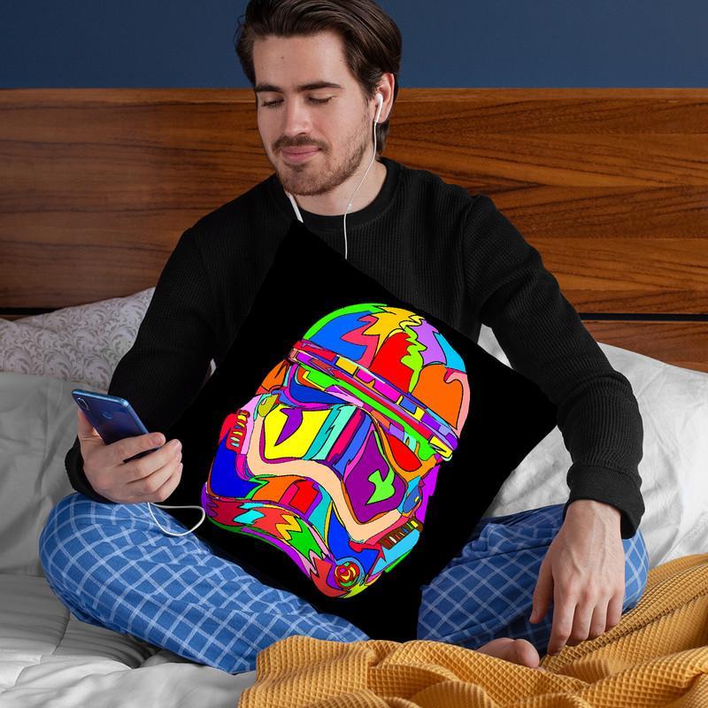 New Stormtrooper New Throw Pillow By  Technodrome1