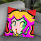 Princess Toadstool Throw Pillow By  Technodrome1
