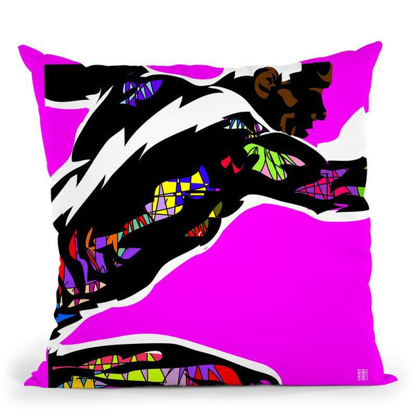Quicksilver Blue Throw Pillow By  Technodrome1