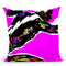 Quicksilver Blue Throw Pillow By  Technodrome1