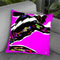 Quicksilver Blue Throw Pillow By  Technodrome1