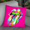 Rolling Mouth Swag Throw Pillow By  Technodrome1