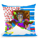 Scare Face Throw Pillow By  Technodrome1