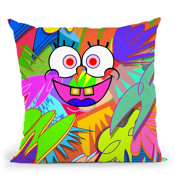 Spongebob Throw Pillow By  Technodrome1