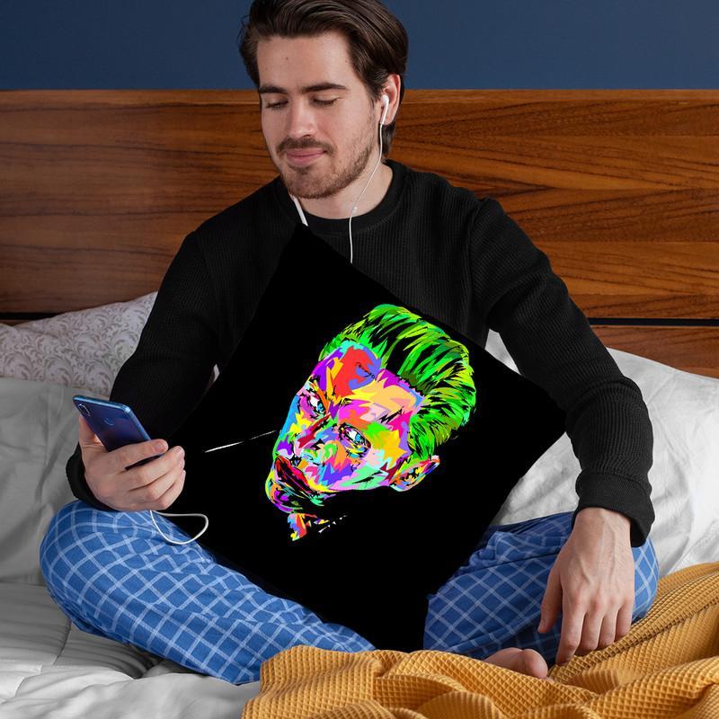 The Joker Sucide Squad Throw Pillow By  Technodrome1
