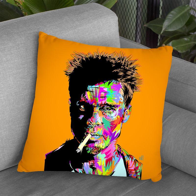 Tyler Dirden Throw Pillow By  Technodrome1