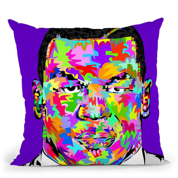 Tyson Young Throw Pillow By  Technodrome1