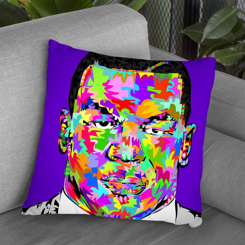 Tyson Young Throw Pillow By  Technodrome1