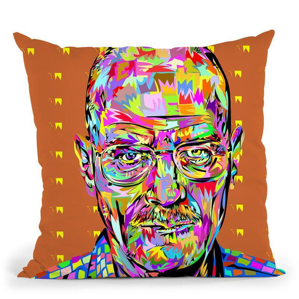 Walter White Throw Pillow By  Technodrome1