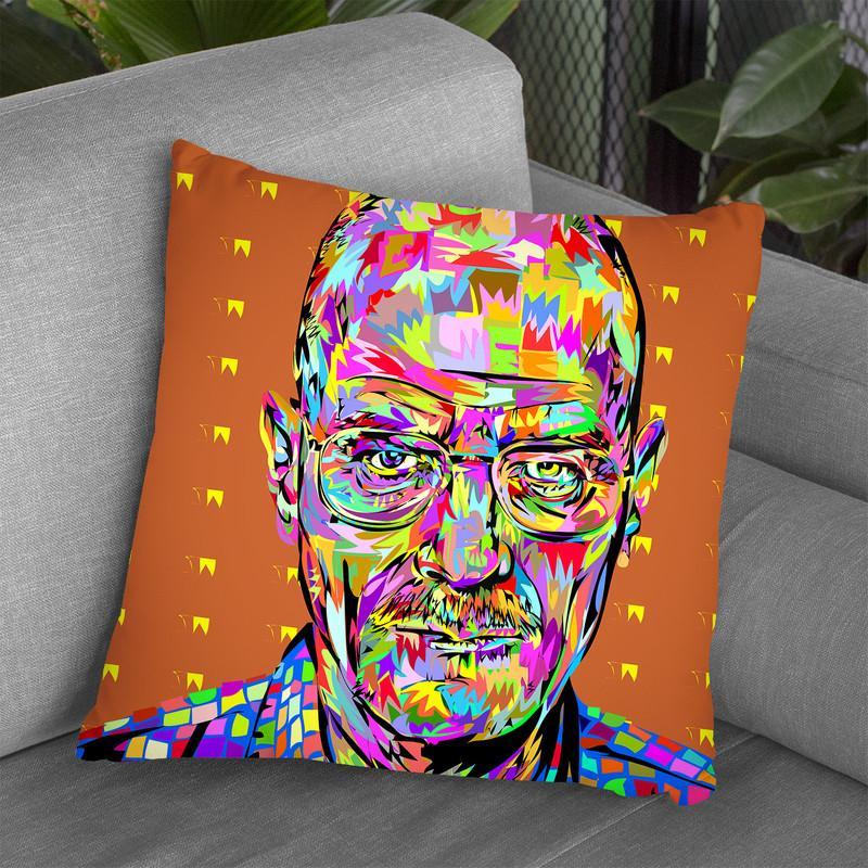 Walter White Throw Pillow By  Technodrome1