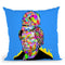Warhol Skull Throw Pillow By  Technodrome1