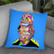 Warhol Skull Throw Pillow By  Technodrome1