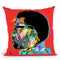 West Throw Pillow By  Technodrome1