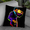 Yayo Dance Drome Black Throw Pillow By  Technodrome1