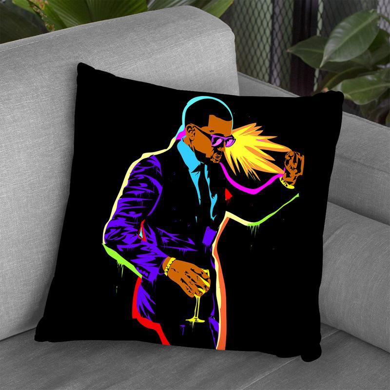 Yayo Dance Drome Black Throw Pillow By  Technodrome1